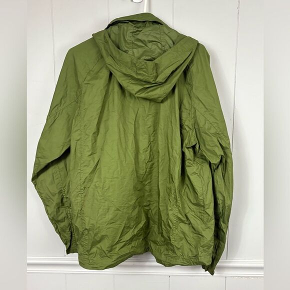 L.L. Bean Green Casco Bay Windbreaker Sip Up Size Medium Outdoor Lightweight - Picture 4 of 8
